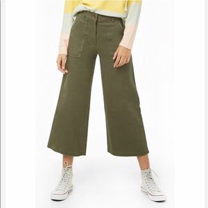Forever 21 wide leg crop pants